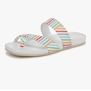 Franco Sarto Multicolor Striped Sandals